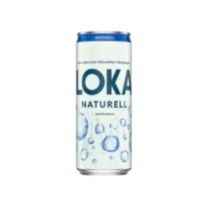Naturell Kolsyrat Vatten Burk Loka 33cl