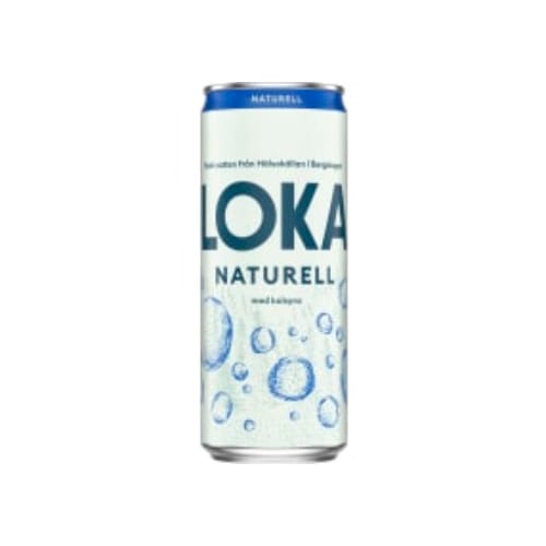Naturell Kolsyrat Vatten Burk Loka 33cl