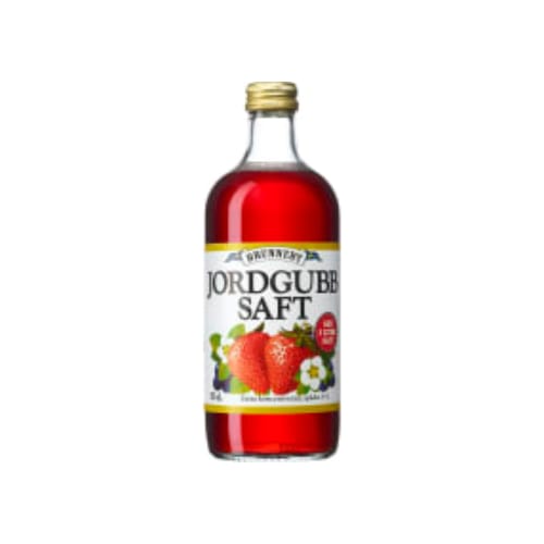 Jordgubb Extra Koncentrerad Saft Glas Brunneby 50cl/3l