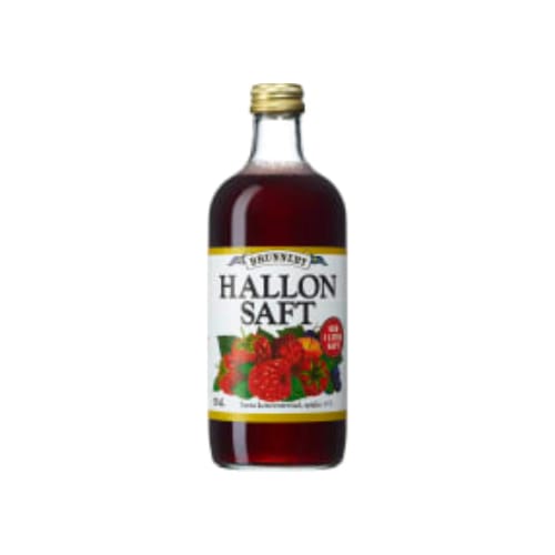 Hallon Extra Koncentrerad Saft Glas Brunneby 50cl/3l