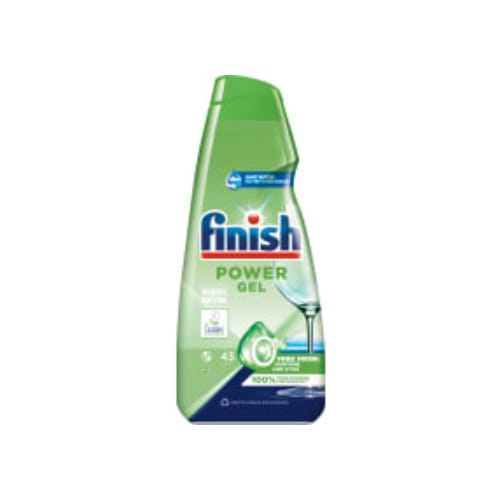 Power Gel 0% Parfrymfri 43disk Maskindiskmedel Finish 650ml
