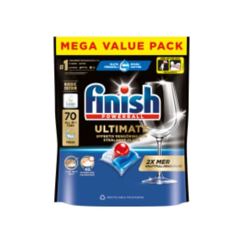 Ultimate Maskindiskmedel Finish 70p
