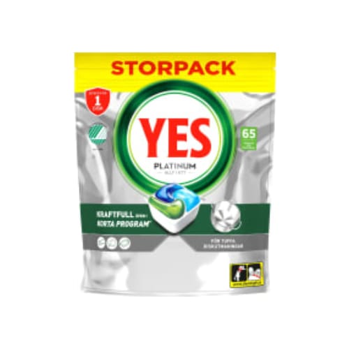 Maskindisktab Platinum Disktablett Yes 65st