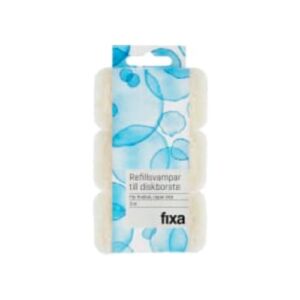 Refillsvamp Vit Fixa 3p