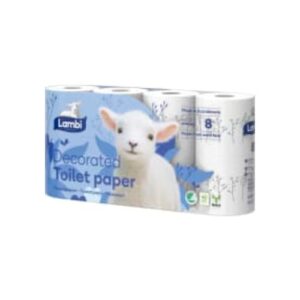 Toapapper Dekor Lambi 8st