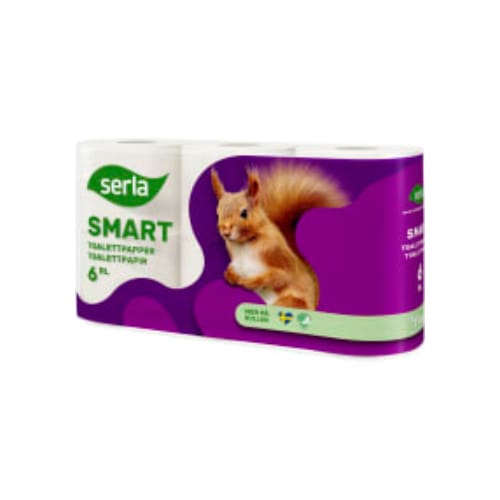 Toalettpapper Miljöval Serla 6p