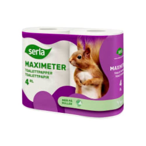 Toalettpapper Maximeter Serla 4p