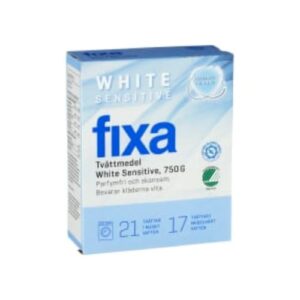 Tvättmedel White Sensitive Tvättmedel Pulver Fixa 750g