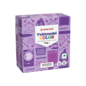 Tvättmedel Color Tvättmedel Pulver Eldorado 3kg