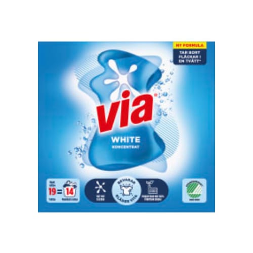 Tvättmedel White Koncentrat Tvättmedel Via 760g