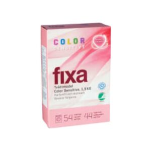 Tvättmedel Color Sensitive  Pulver Fixa 1.9kg