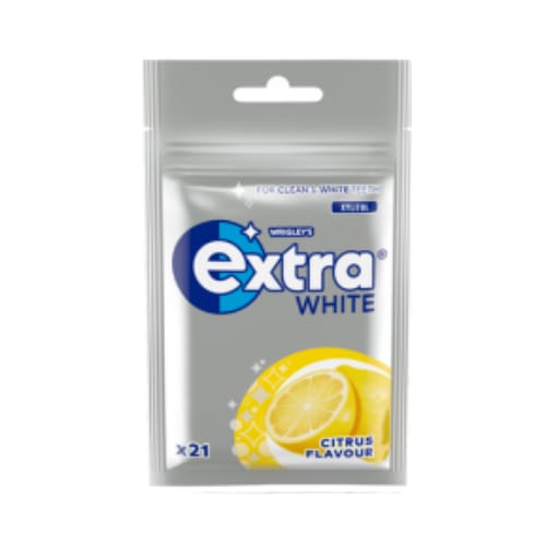 Citrus Flavor Extra White Sugarfree Gum Extra 29g