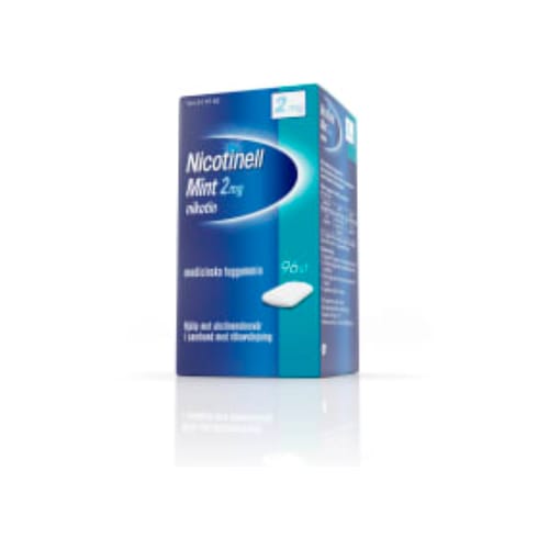 Mint 2mg Nikotintuggummi Nicotinell 96p