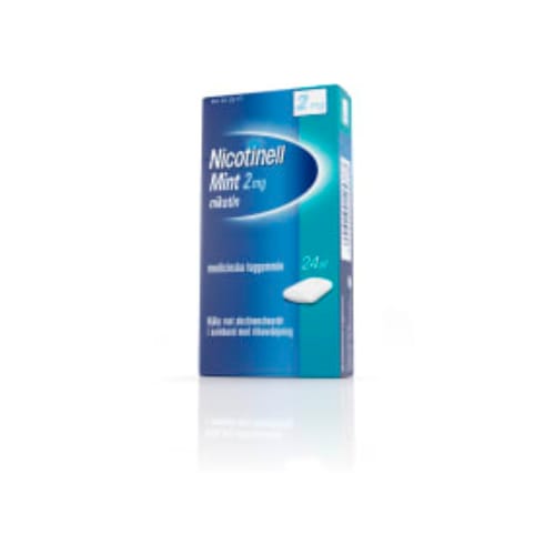 Mint 2mg Nikotintuggummi Nicotinell 24p