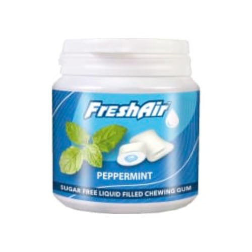 Peppermint Tuggummi Sugar Free Freshair 84g