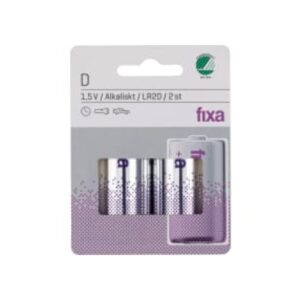 Batterier D Fixa 2p