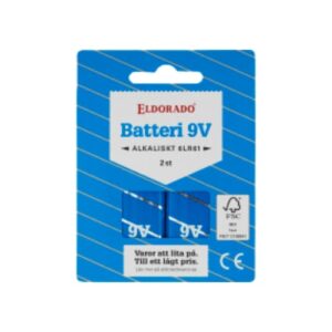 Batterier 9v Eldorado 2p