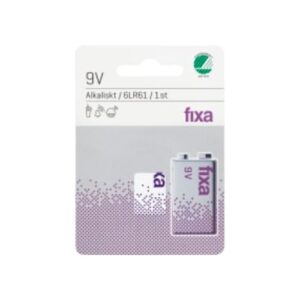 Batteri 9v Fixa 1p