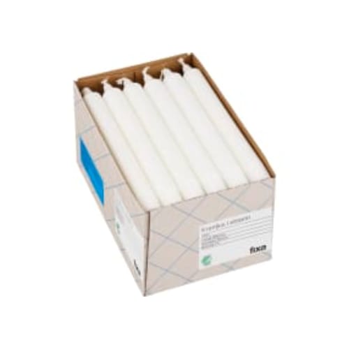 Kronljus Vit 20cm Fixa 30p