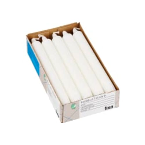 Kronljus Vit 20cm Fixa 10p
