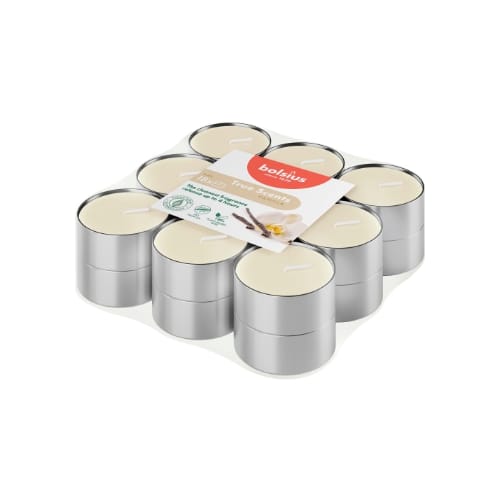Värmeljus True Scents Vanilla Bolsius 18p 4h