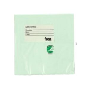 Servett 30p 33cm Pale Green Fixa st