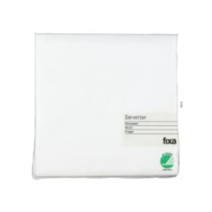 Servett Vit 40cm Fixa 50p