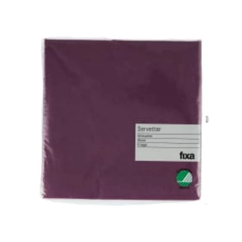 Servett Lila 40cm Fixa 50st