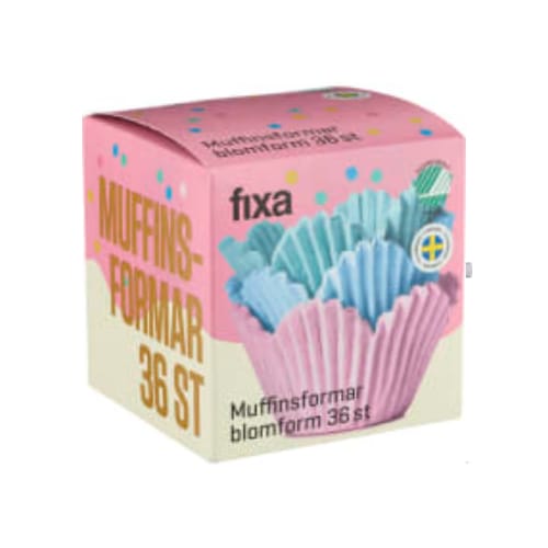 Muffinform Blomma Fixa 36p