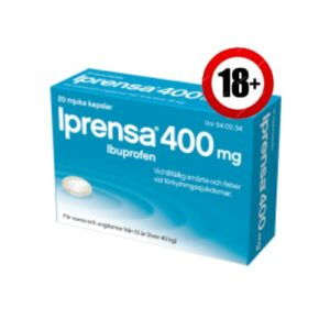 Iprensa Mjuka Kapslar Ibuprofen 400mg Ipren 20st