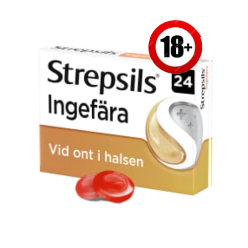 Strepsils Ingefära Sugtabletter Läkemedel Strepsils24p