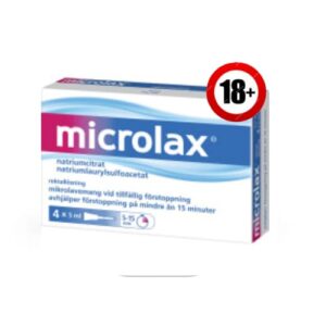 Läkemedel Microlax 4x5ml Vid Förstoppning Rektallösning Tub Microlax 4p