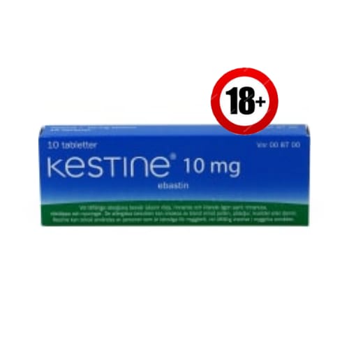 Läkemedel Kestine 10mg Ebastin Allergitablett Kestine 10p