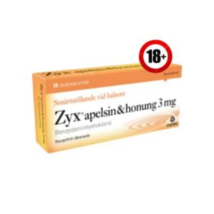 Läkemedel Apelsin&honung 3mg Sugtabletter Zyx 20st