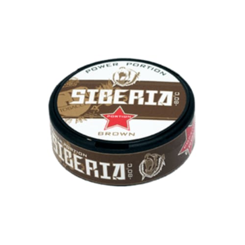 Siberia -80 Degrees Brown Portionssnus