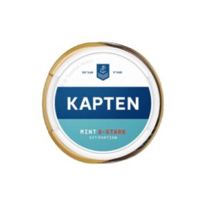 Kapten Vit Mint Extra Stark Portionssnus