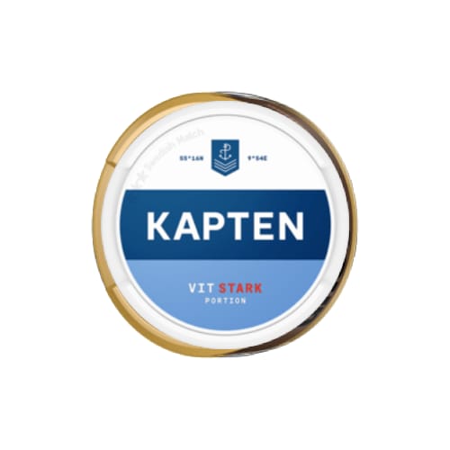 Kapten Vit Stark Portionssnus