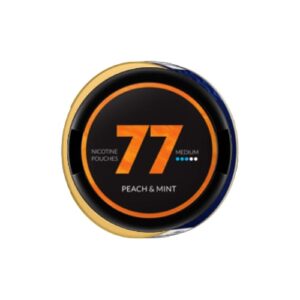 77 Nicotine Pouches Peach & Mint
