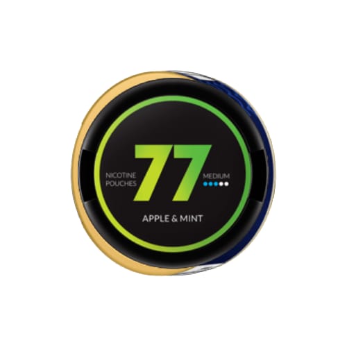 77 Nicotine Pouches Apple & Mint