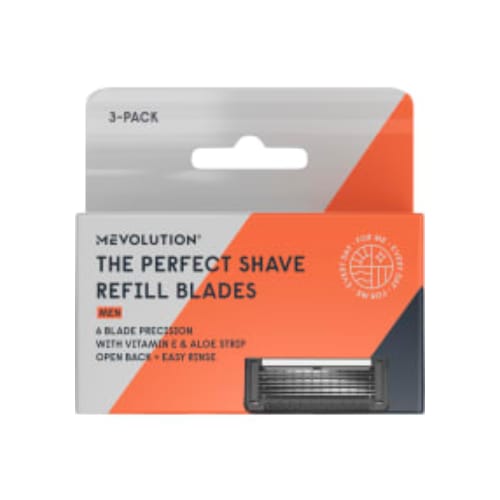 Perfect Shave Refill Blades Rakblad Mevolution 3st