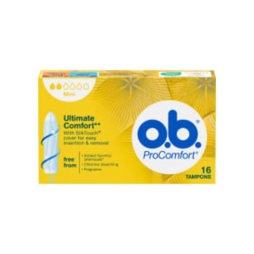 Procomfort Mini Tampong Ob 16p