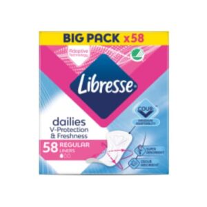 Fresh&protect Regular Trosskydd Libresse 58st