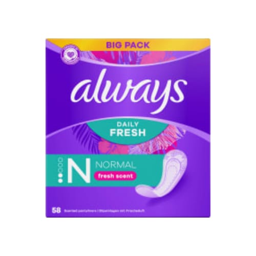 Fresh&protect Normal Trosskydd Always 58p