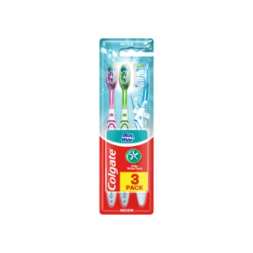F Maxwhite Medium Tandborste Colgate 3st