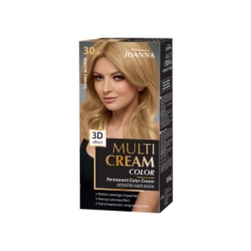 Multi Cream 30 Caramel Blond Permanent Hårfärg Joanna 1st