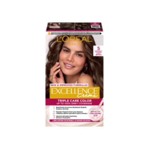 Excellence 5 Natural Light Brown Permanent Hårfärg 1st