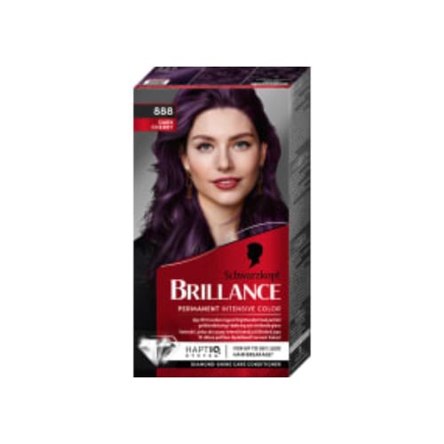 888 Dark Cherry Permanent Hårfärg Brillance 1st
