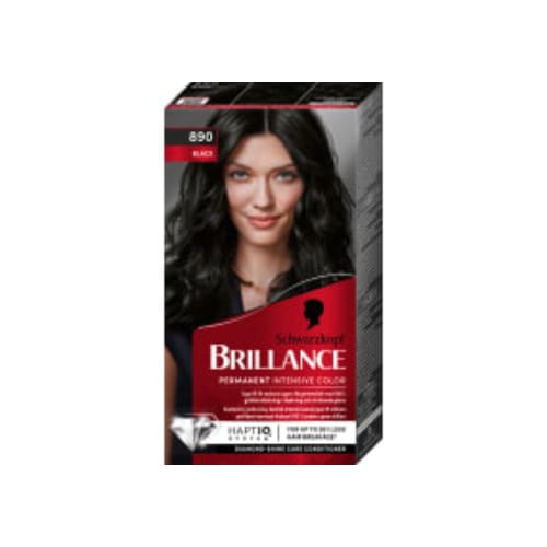 Brillance 890 Black Permanent Hårfärg  143ml