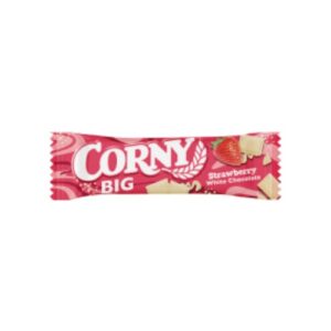 Strawberry White Chocolate Bar Corny 40g
