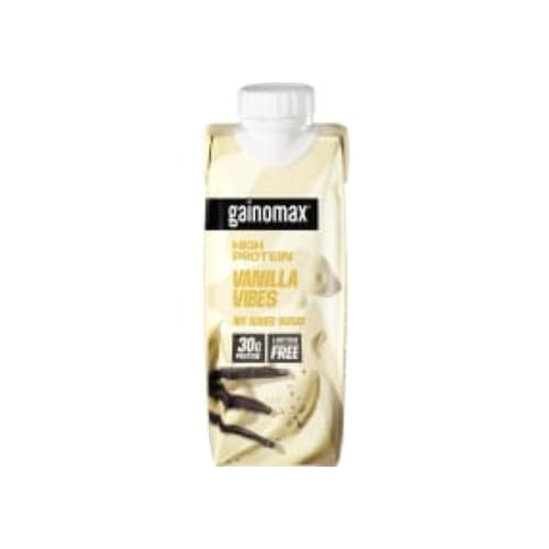 High Protein Vanilla Vibes Recovery Drink Gainomax 250ml